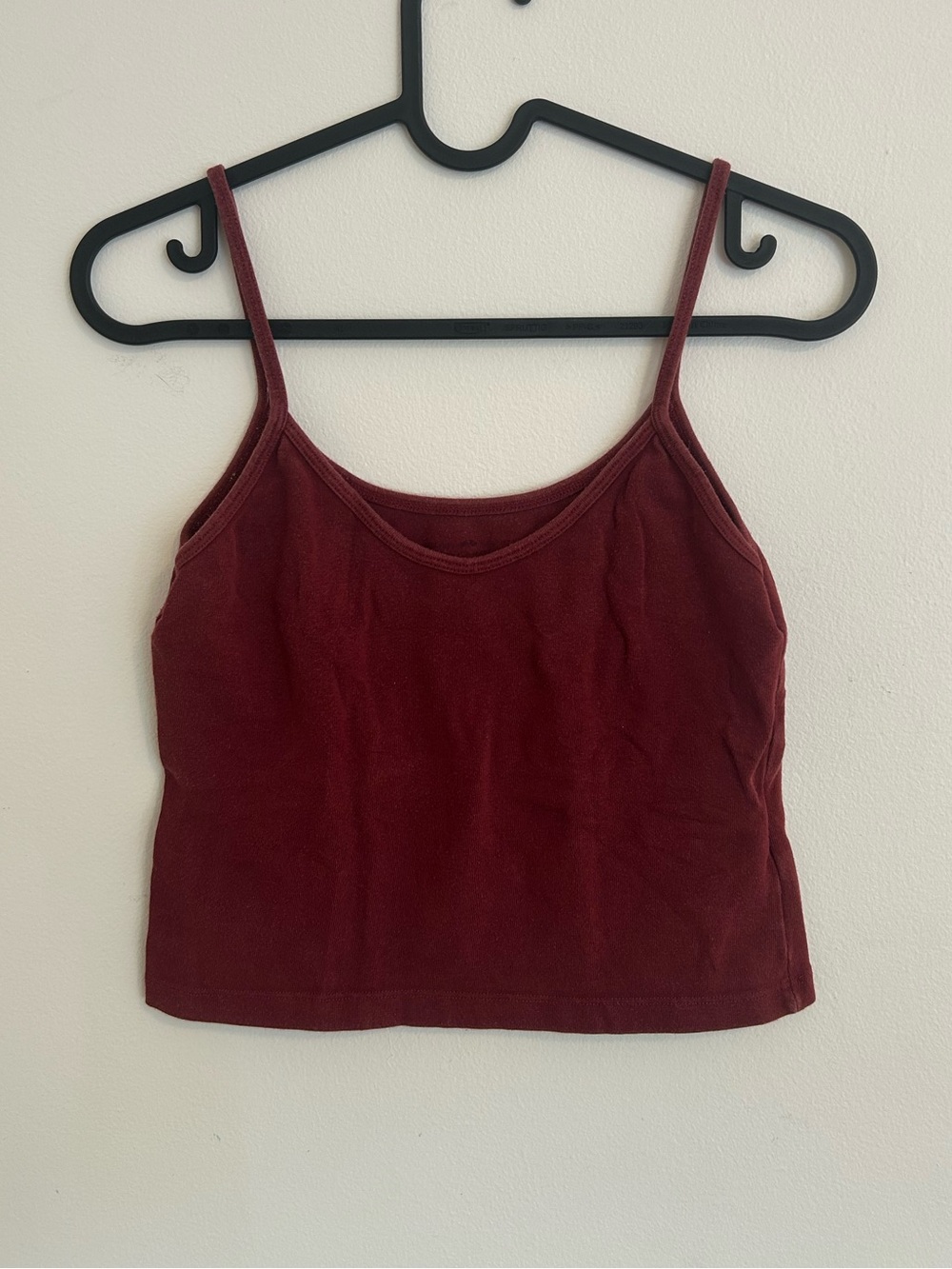 Brandy Melville cropped tank top with built in shelf bra